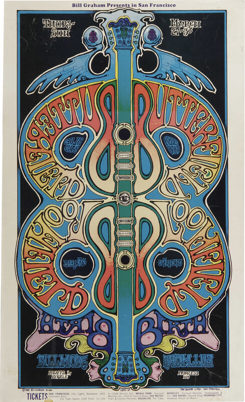 Psychedelic concert poster
