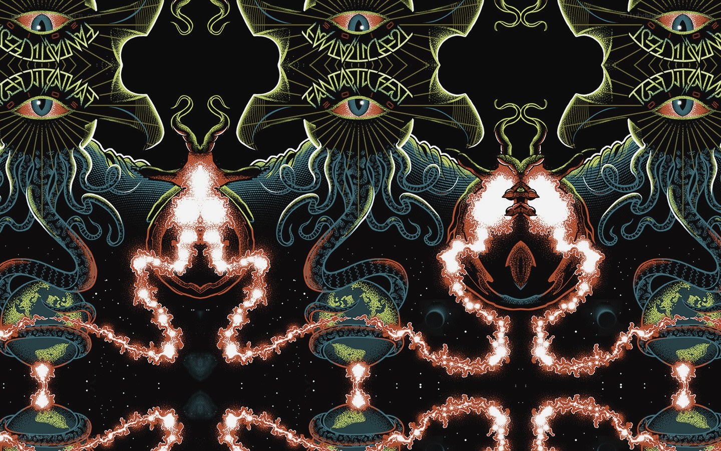 Psychedelic cosmic entities