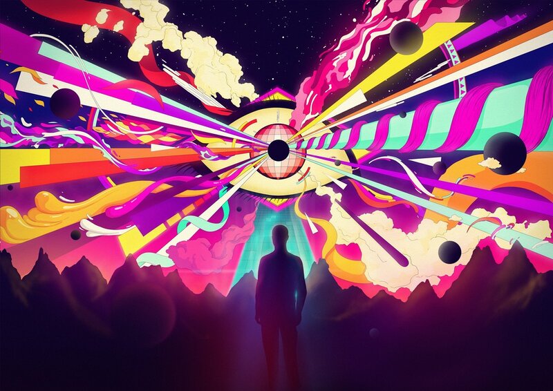 psychedelic cosmic vision
