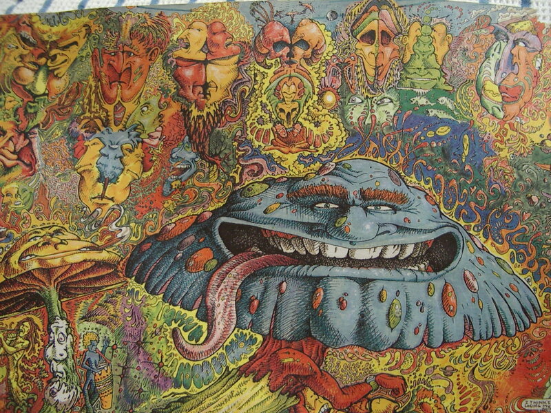 psychedelic creature illustration