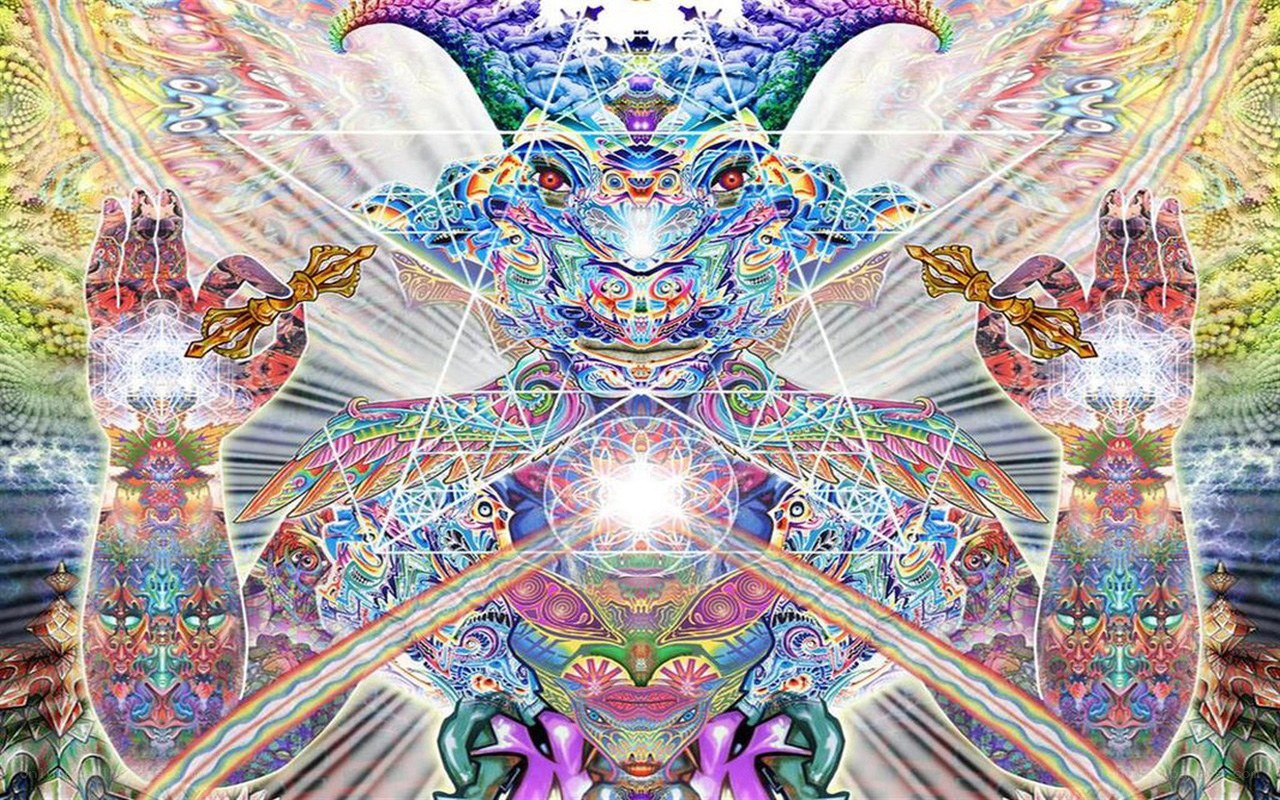 psychedelic deity artwork
