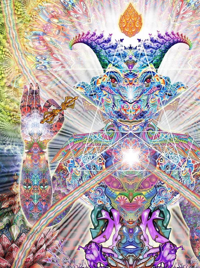 psychedelic deity artwork