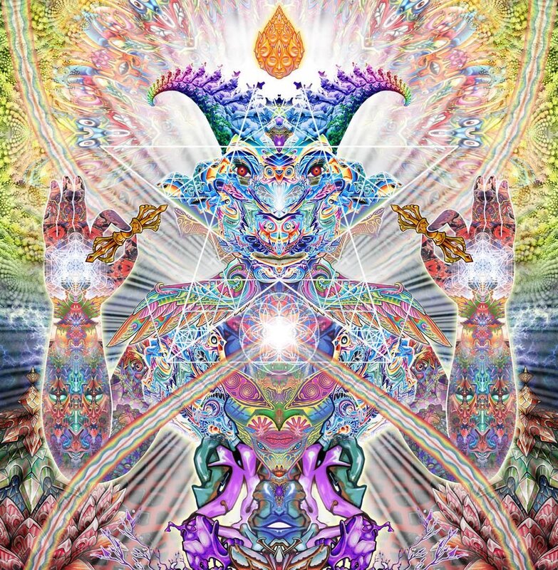 psychedelic deity artwork