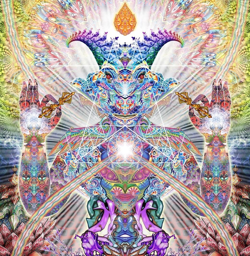 psychedelic deity artwork