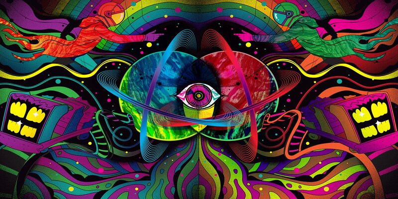 Psychedelic Eye Illustration
