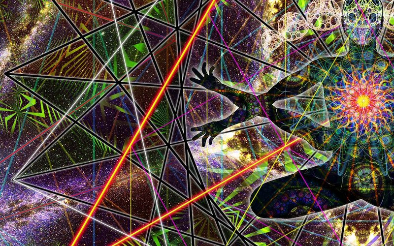 psychedelic geometric art