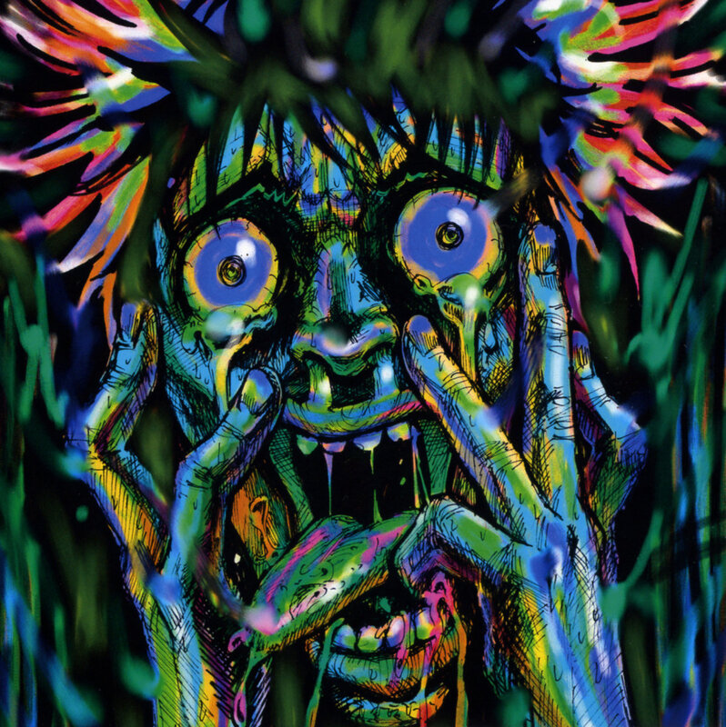 psychedelic horror creature