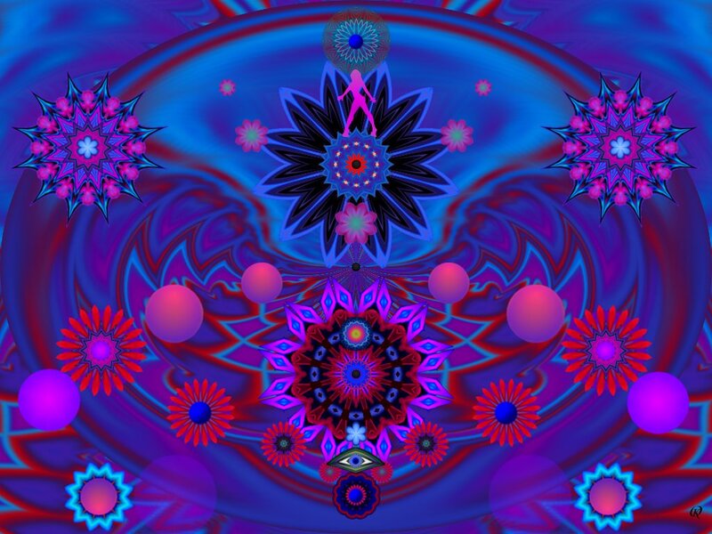 Psychedelic Mandala Art