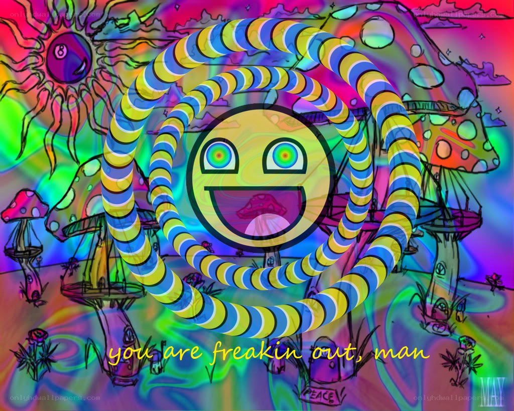 psychedelic mushroom landscape