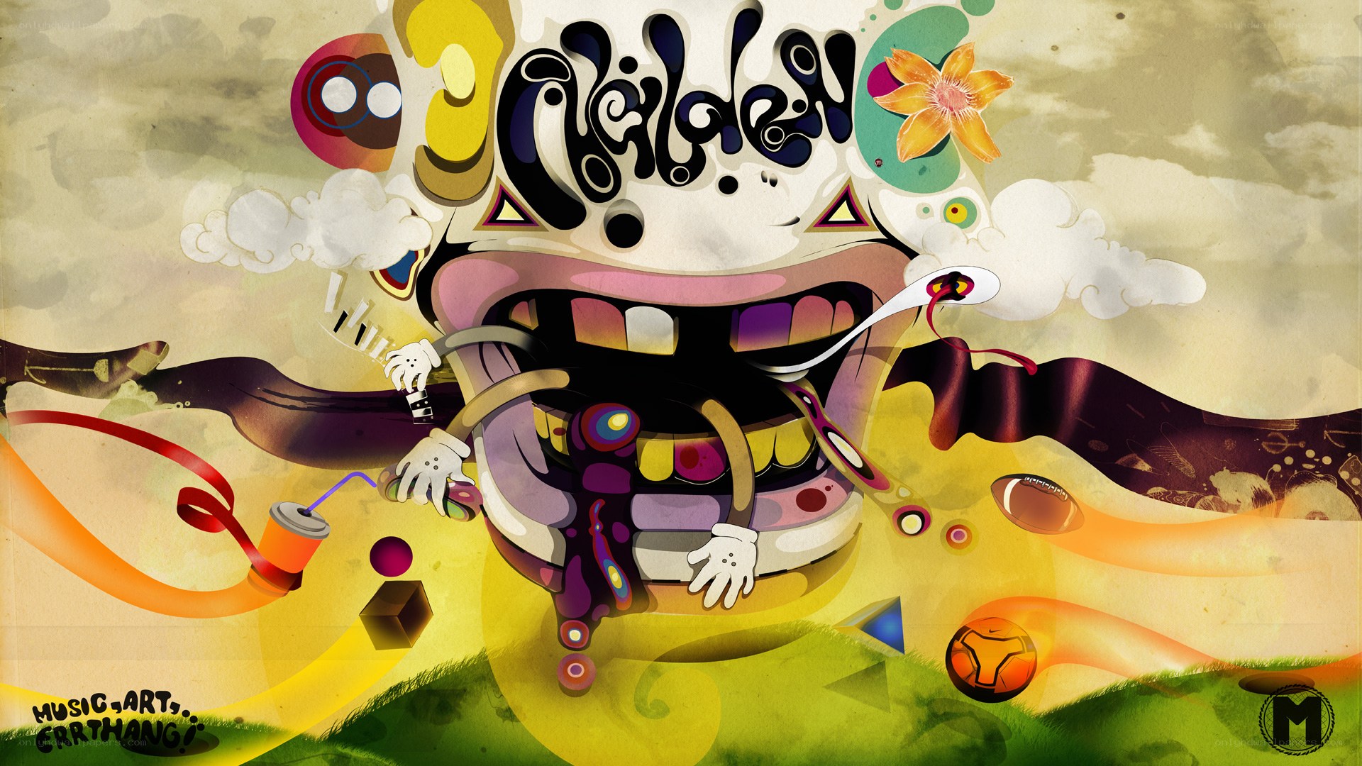 Psychedelic music art