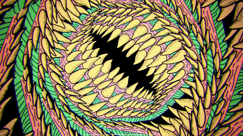 psychedelic spiral pattern