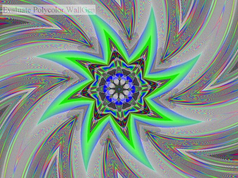 Psychedelic star fractal
