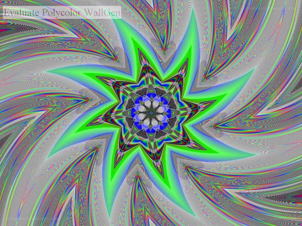 Psychedelic star fractal