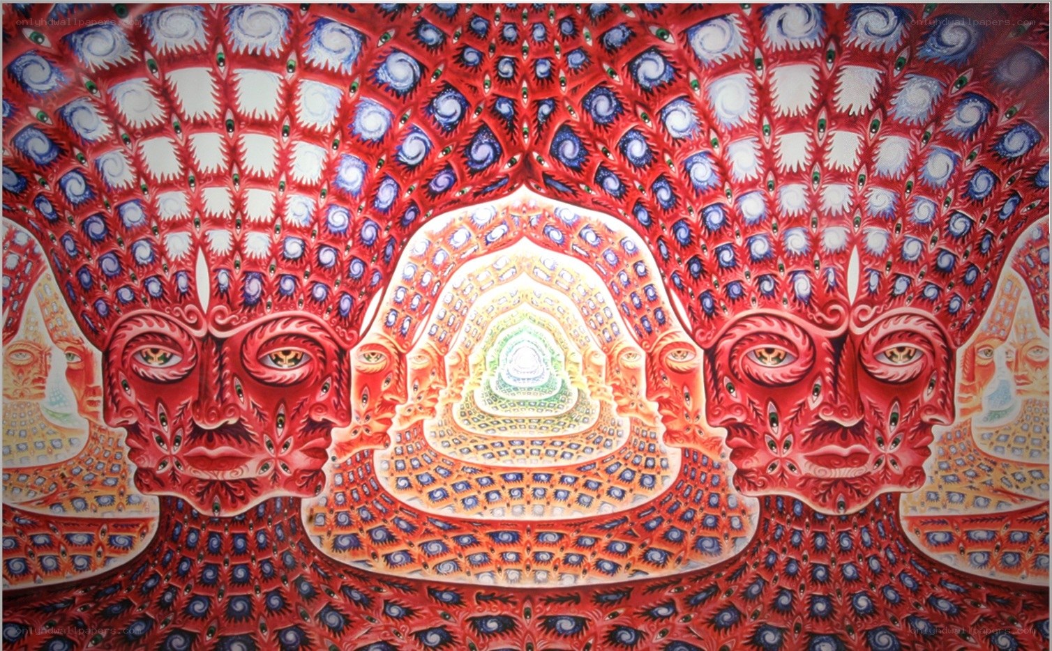 psychedelic tunnel vision art