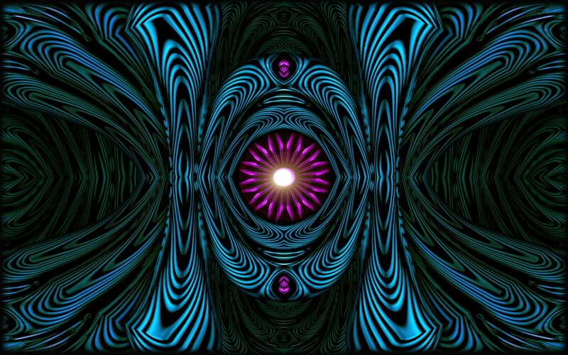 Psychedelic tunnel vision