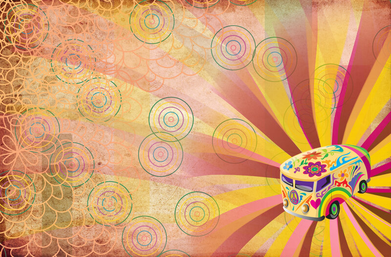 psychedelic van art