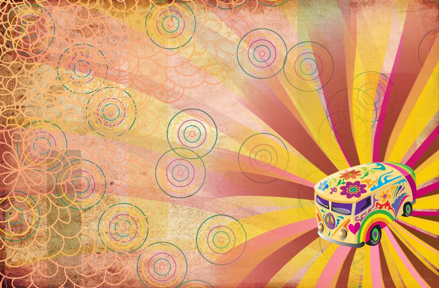 psychedelic van art