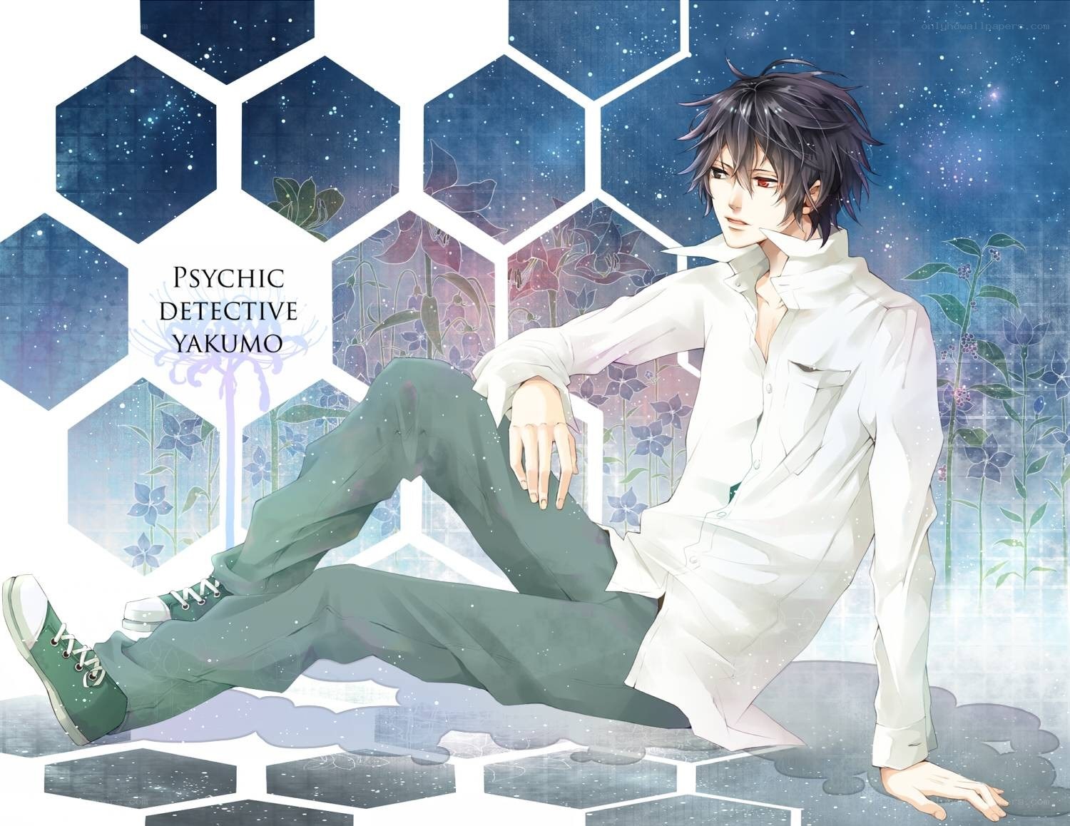 Psychic Detective Yakumo character art