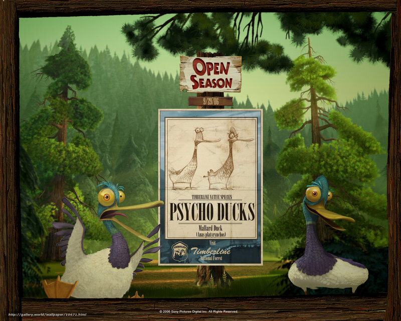 Psycho Ducks in the Forest