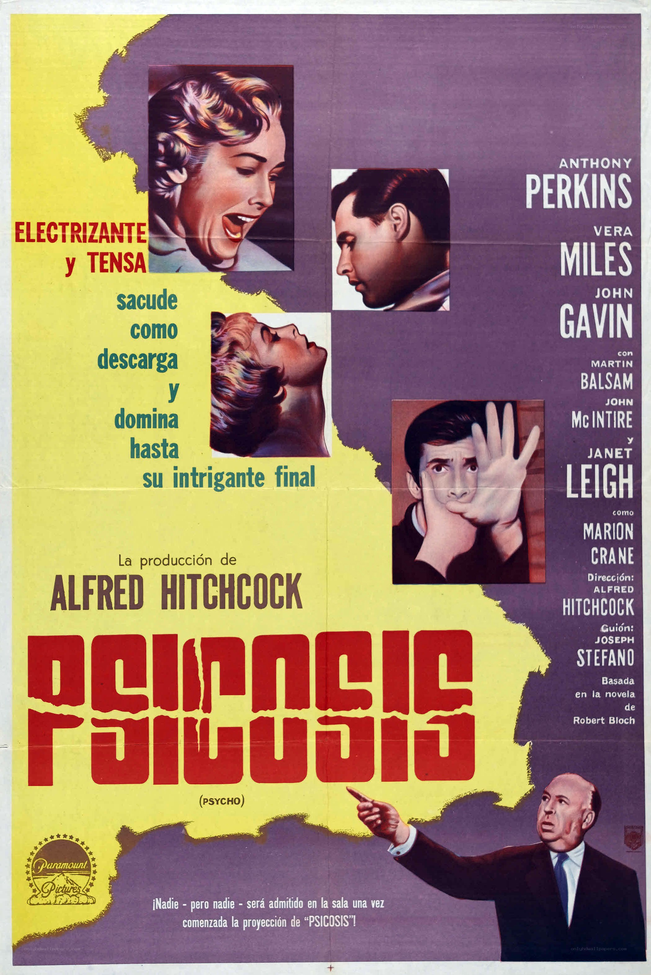 Psycho movie poster