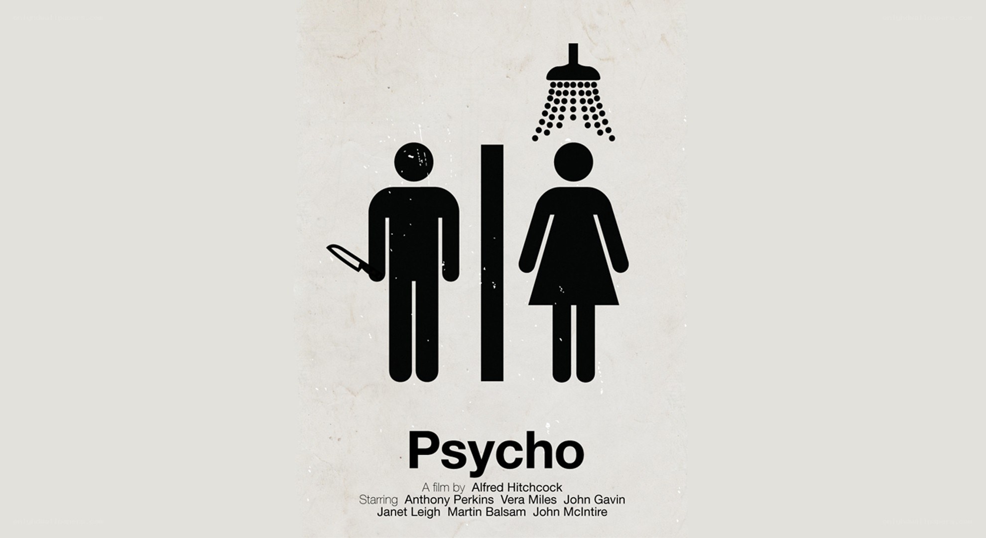 Psycho movie poster