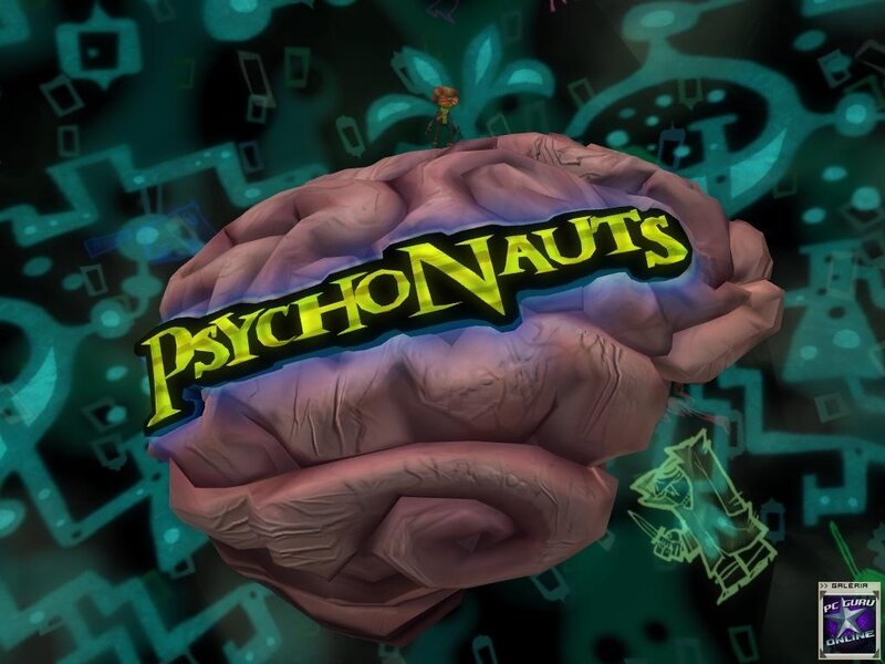 Psycho Nauts game title screen