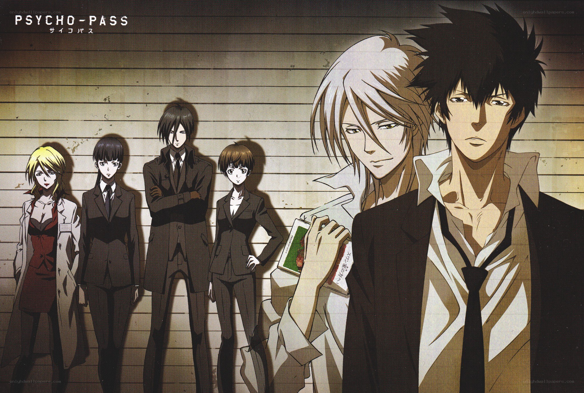 Psycho-Pass character lineup
