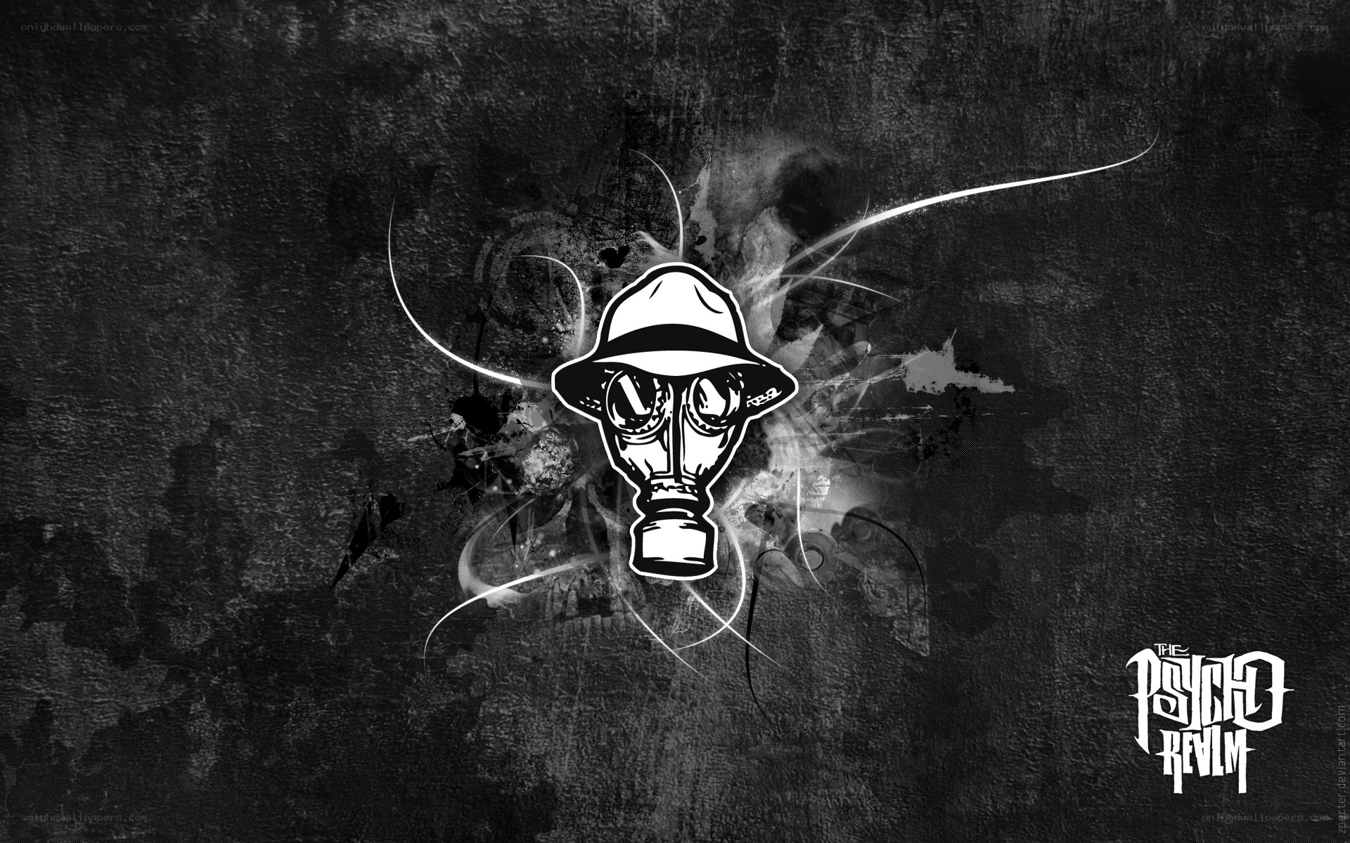 psycho revlm gas mask art