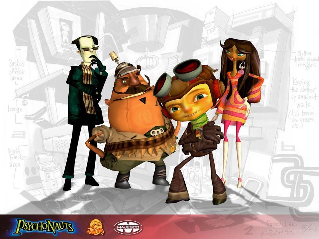 PsychoNauts character art