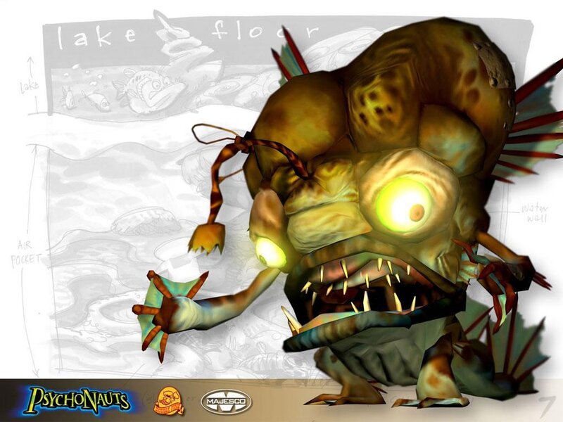 Psychonauts monster concept art
