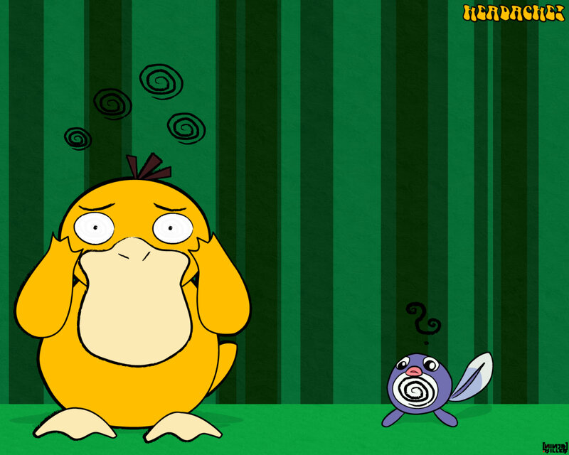 Psyduck with Headache