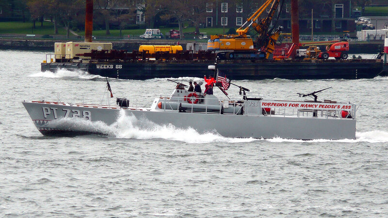 PT-728 boat on water
