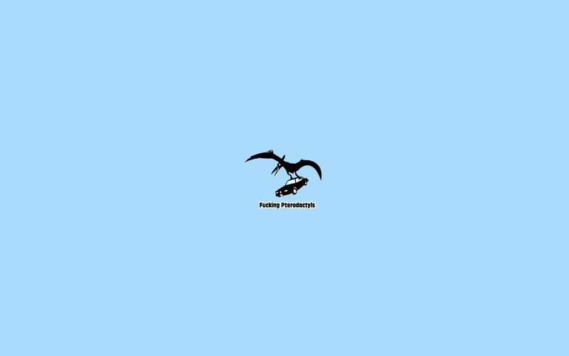 Pterodactyl carrying a car