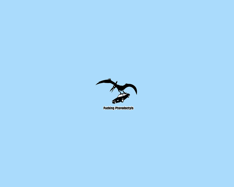 Pterodactyl Carrying Car — Blue