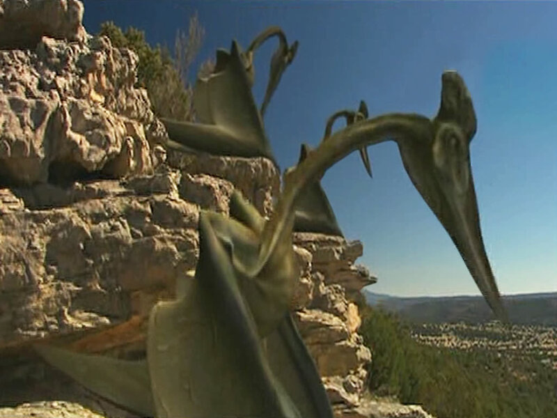 Pterodactyl on Cliff