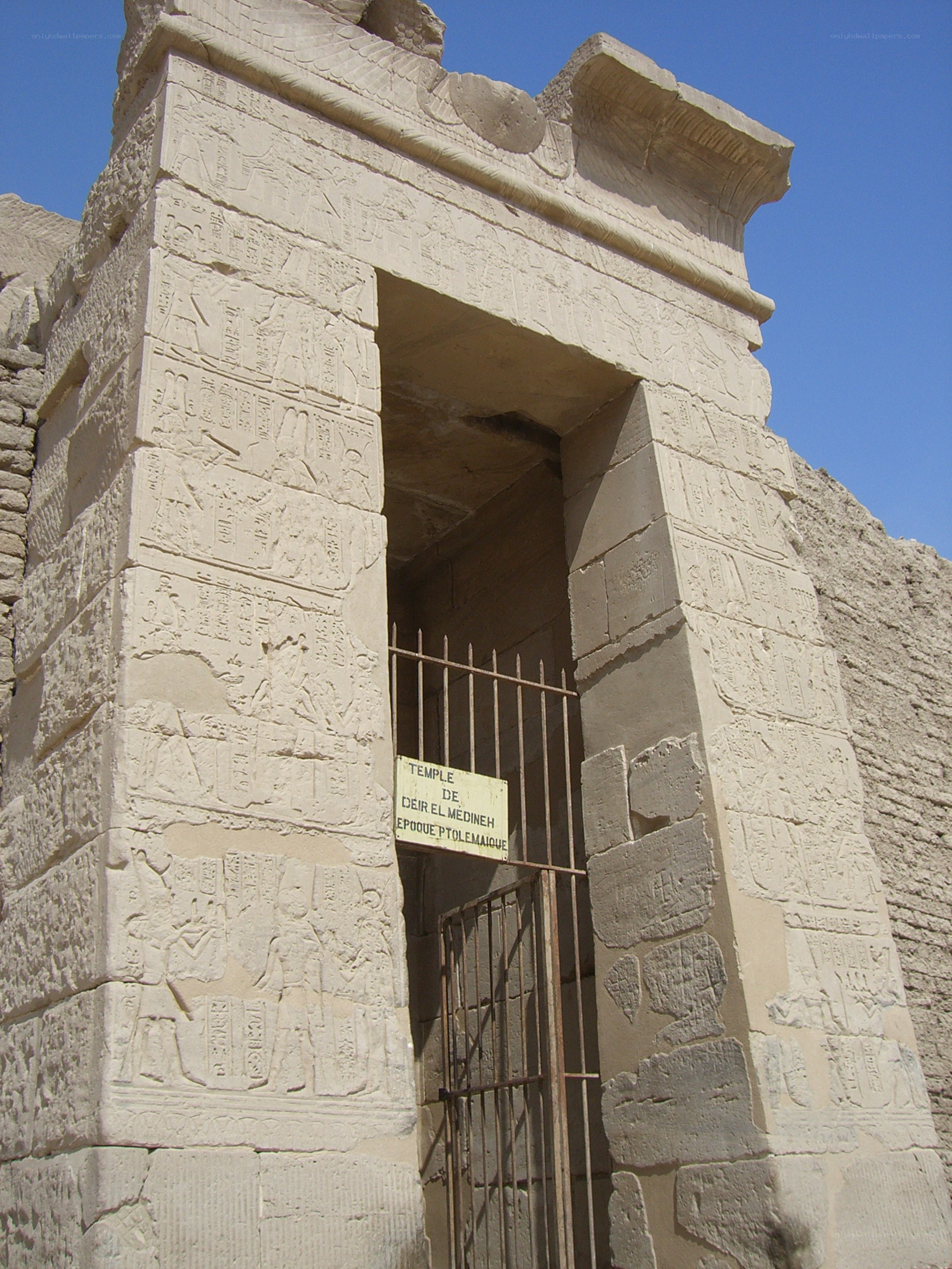 Ptolemaic temple entrance
