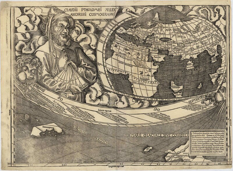 Ptolemy's Cosmography map