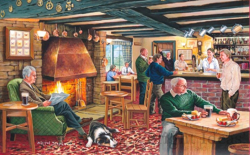 Pub Interior Scene