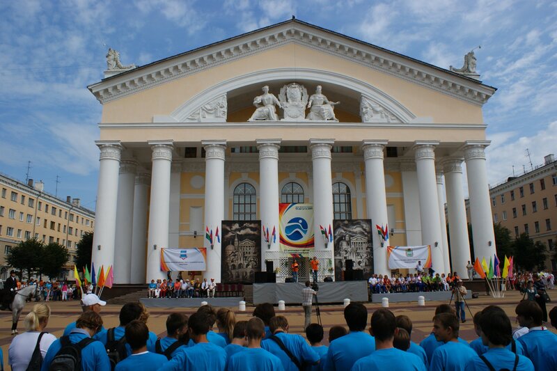 Public event at classical building