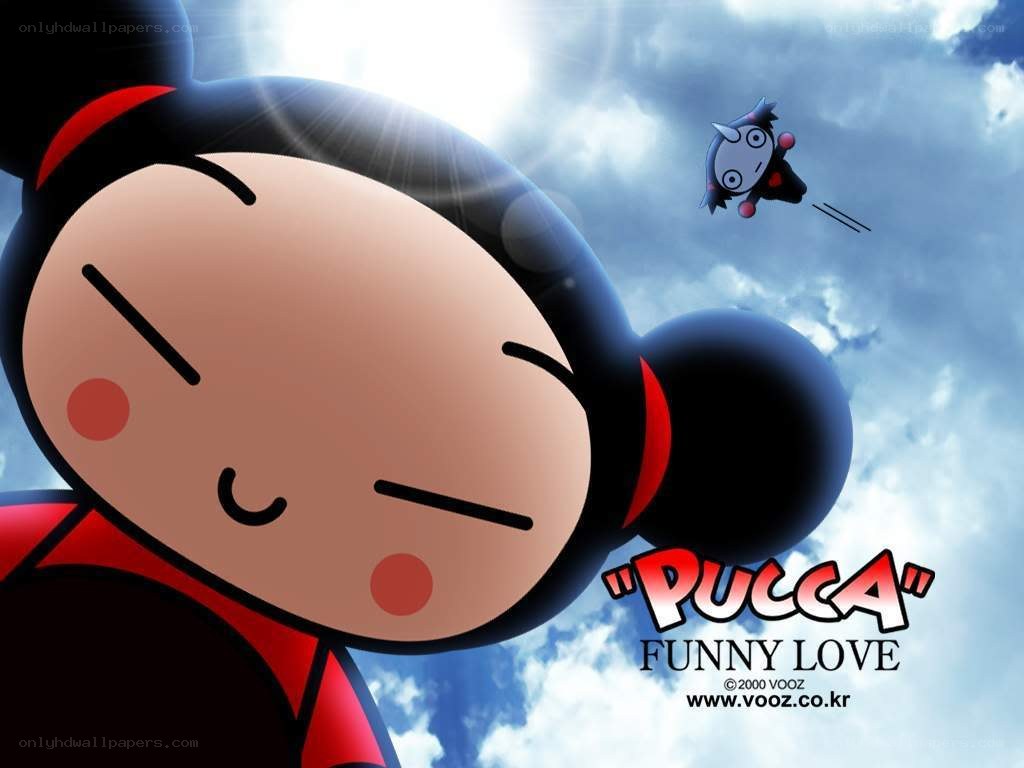 Pucca character with friend