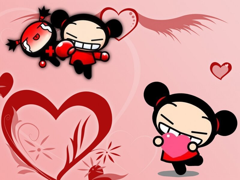 Pucca characters in love