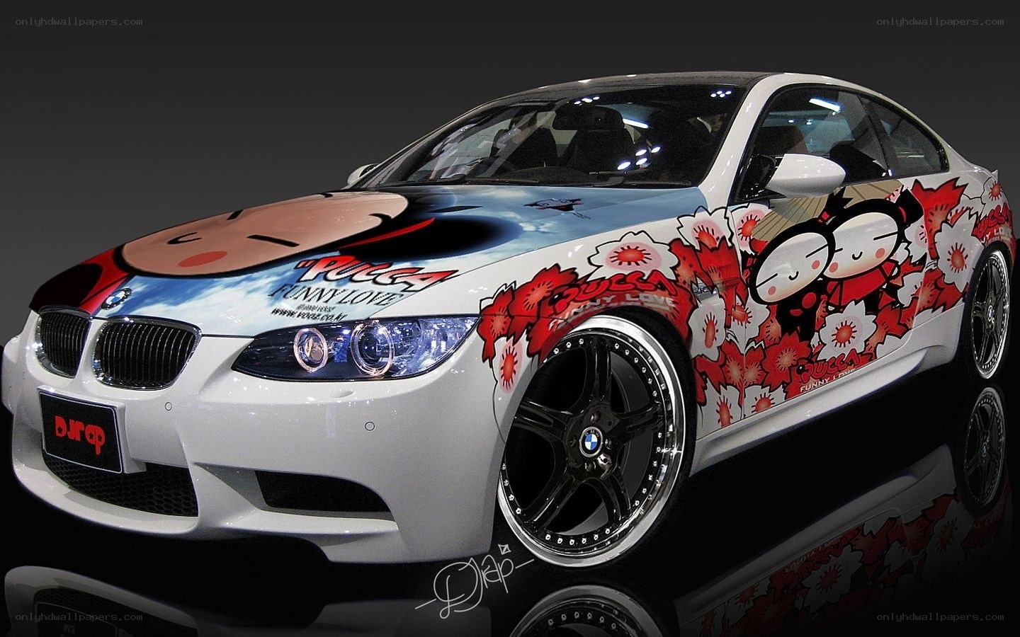 Pucca-themed BMW car