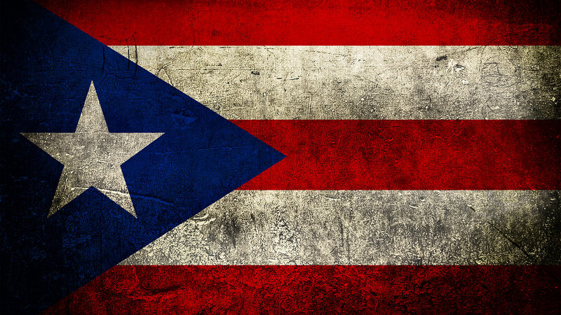 Puerto Rican Flag — Red