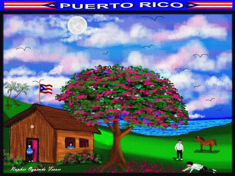 Puerto Rican Landscape — Green