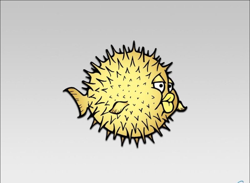 Puffer Fish Cartoon