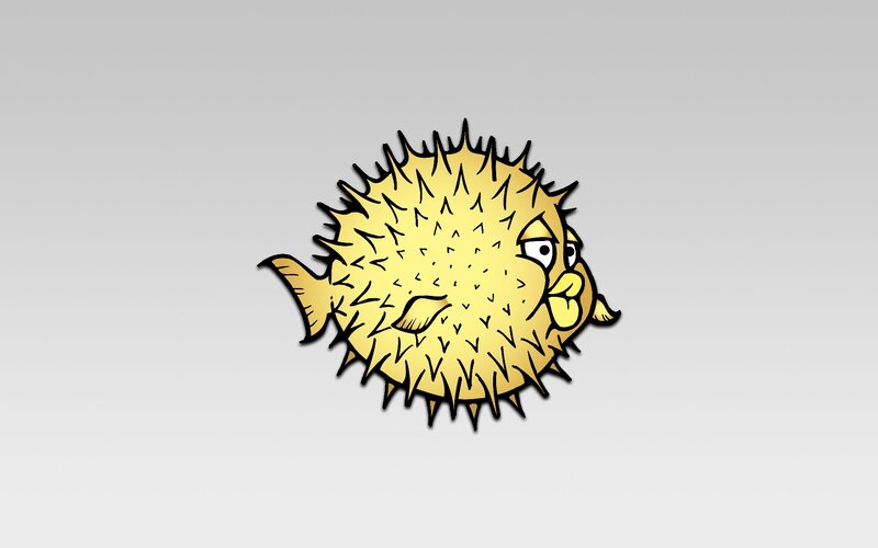 Puffer Fish Illustration