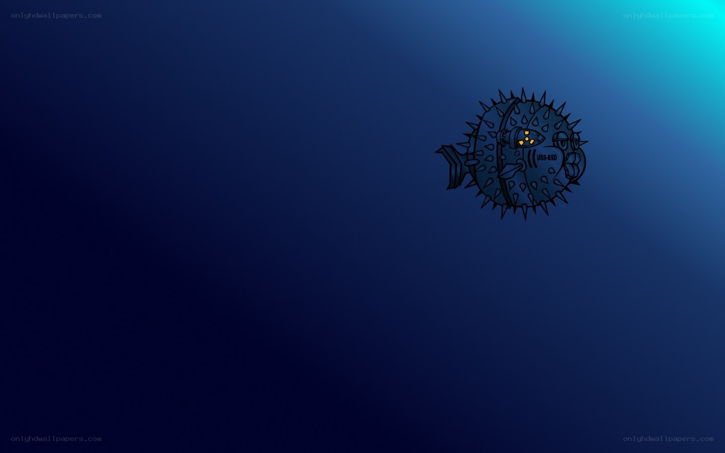 Pufferfish submarine illustration