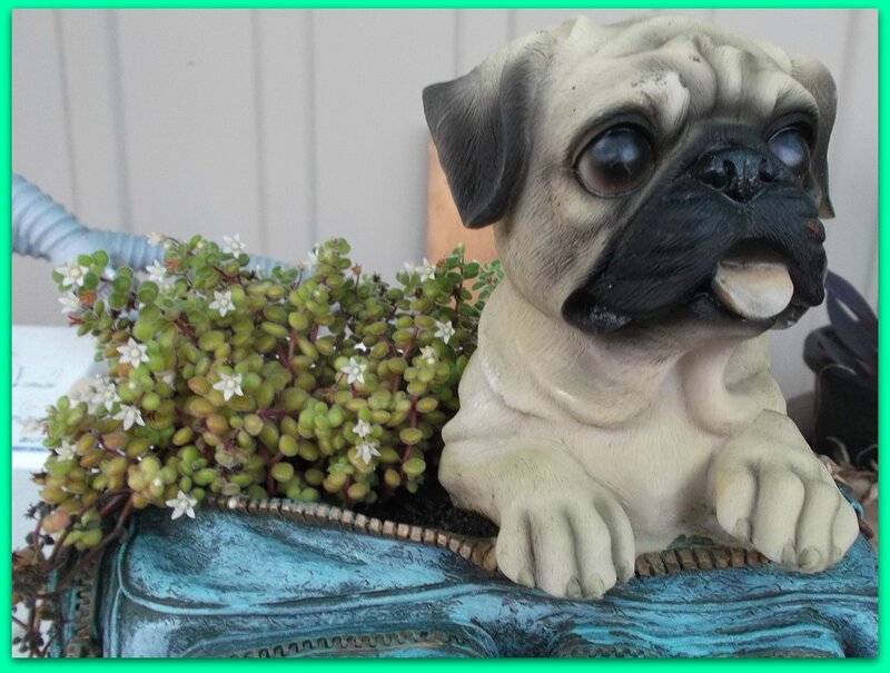 Pug Dog Figurine