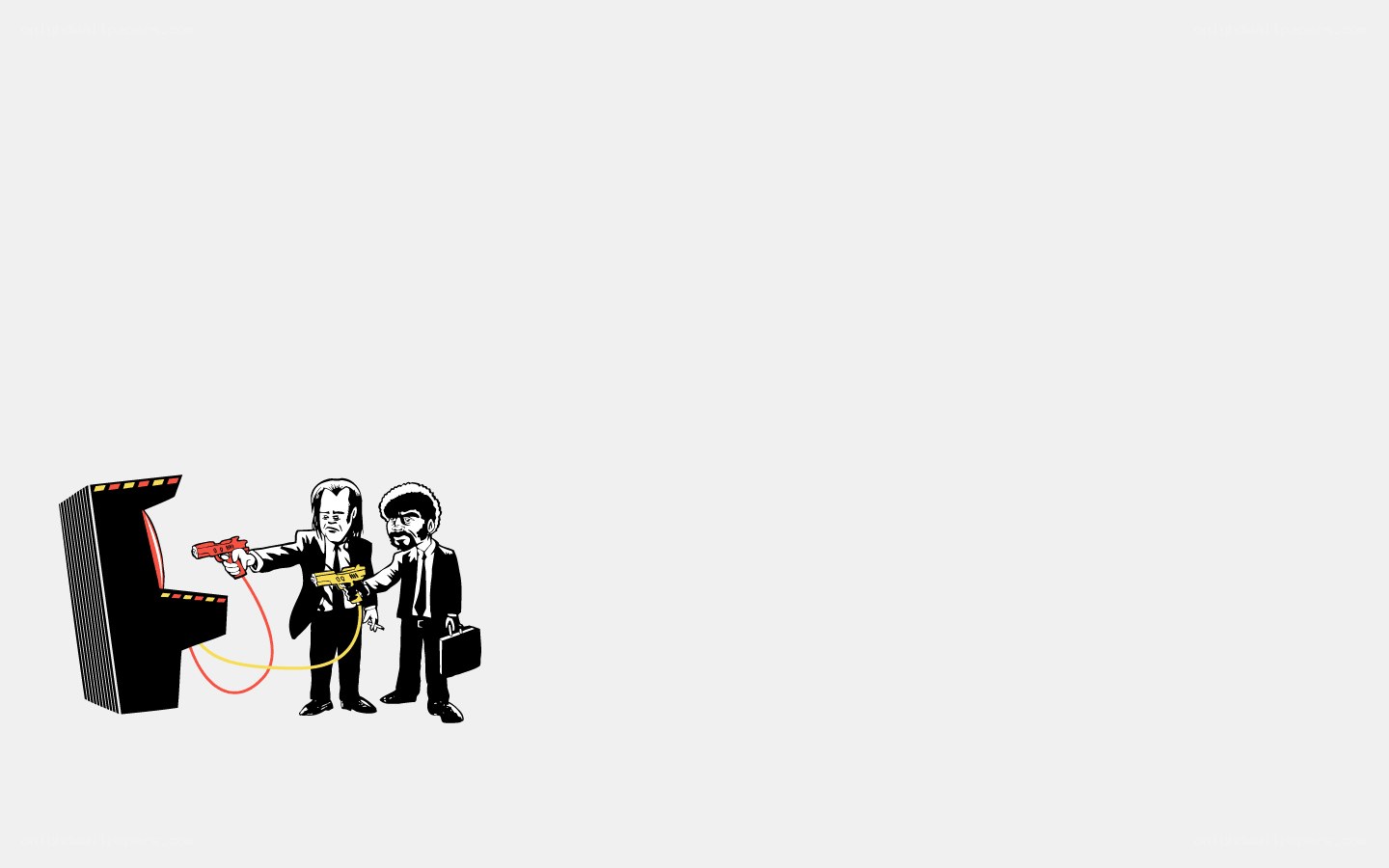Pulp Fiction arcade scene