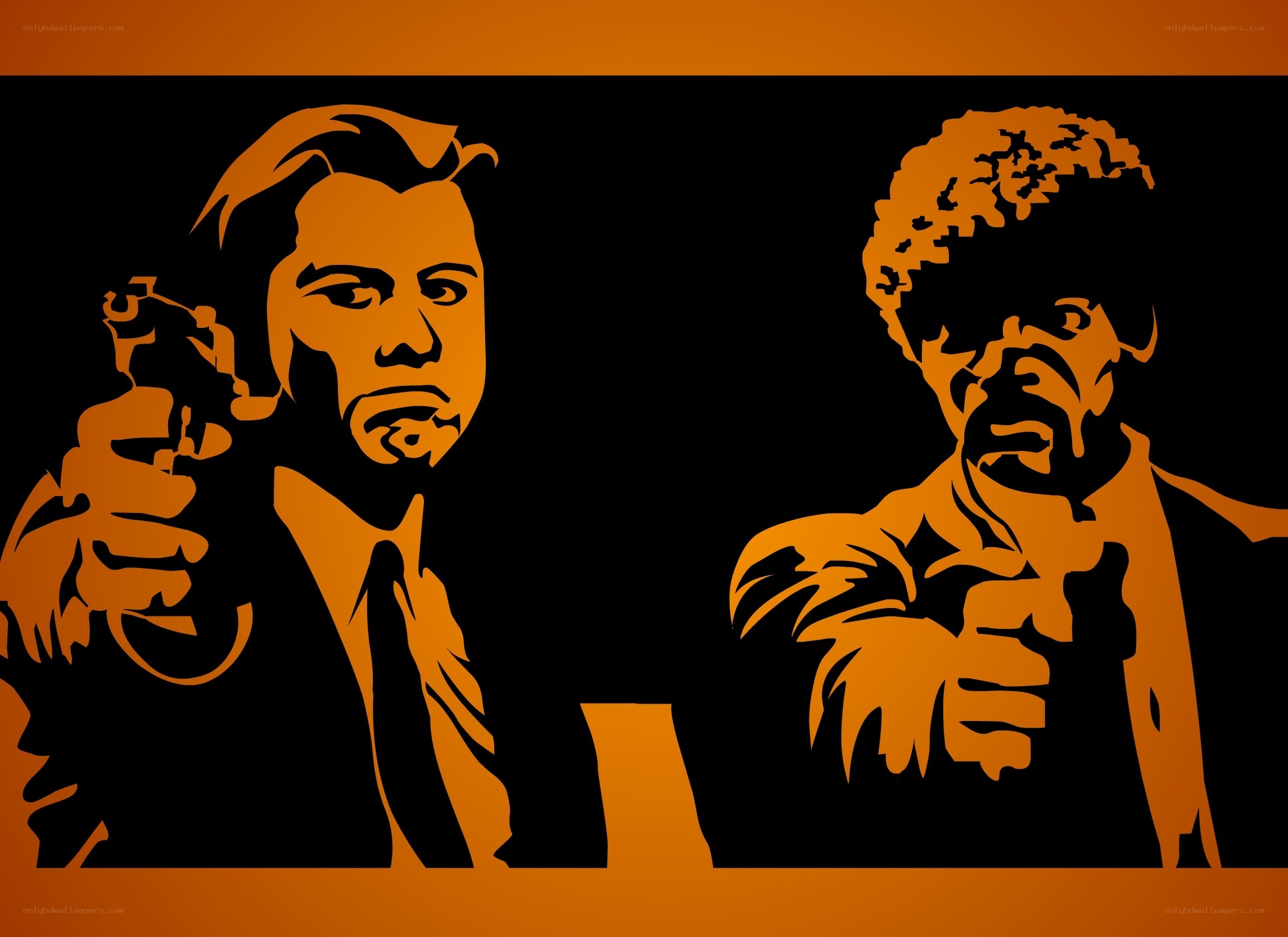 Pulp Fiction characters art